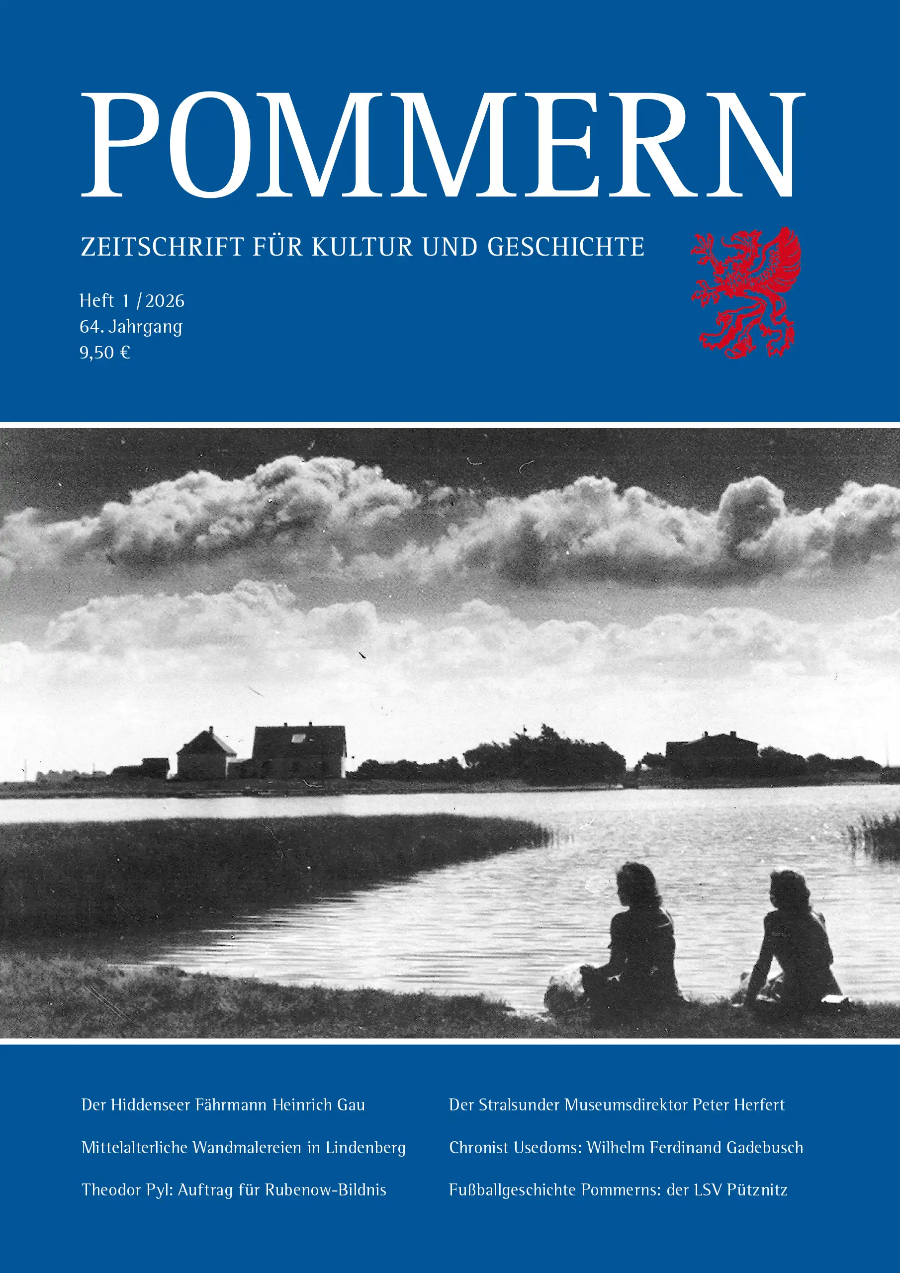 Titelseite Zeitschrift POMMERN 1. Ausgabe 2026
